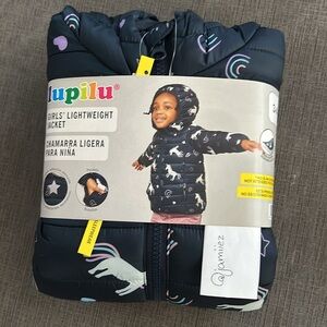 Lupilu Lightweight Jacket Unicorns Girls 3-4T NWT